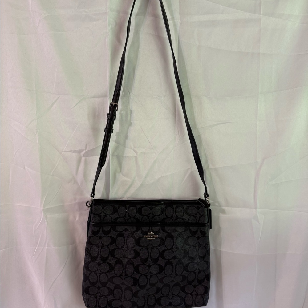 Coach Black Signature Crossbody Bag